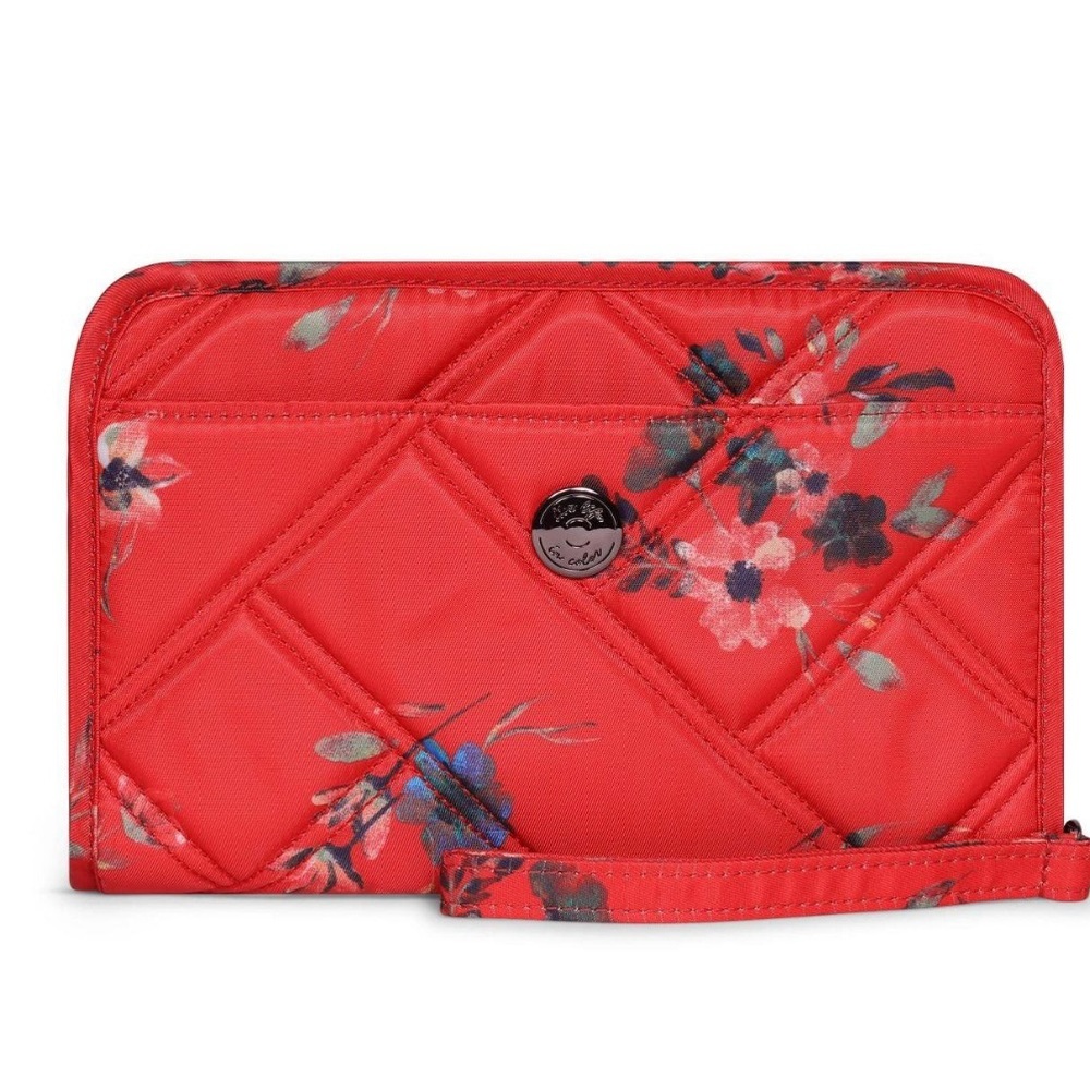 🦚 Lug Zeppelin Wallet “Bouquet Red”. NWT